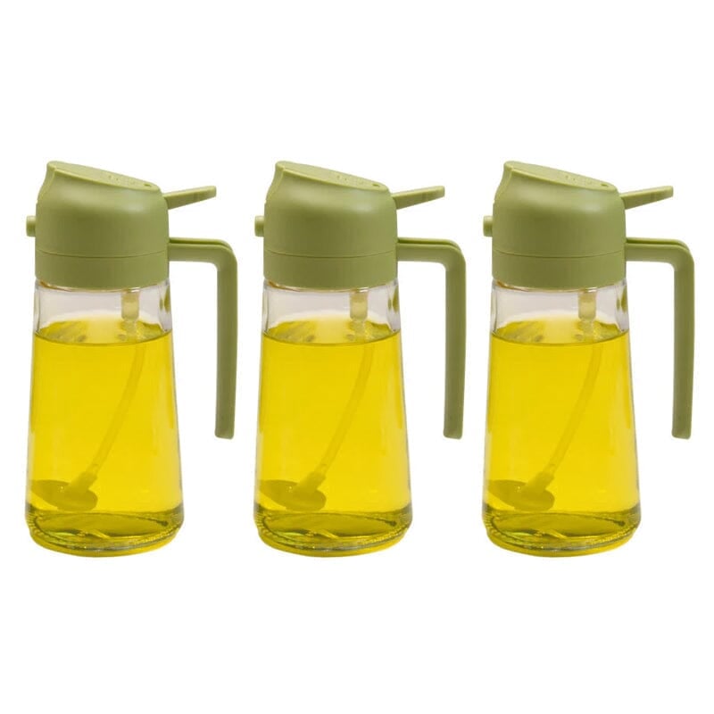 Glevato | 2-in-1 Glass Oil Sprayer and Dispenser