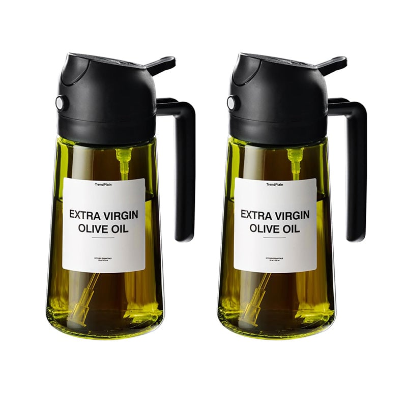 Glevato | 2-in-1 Glass Oil Sprayer and Dispenser