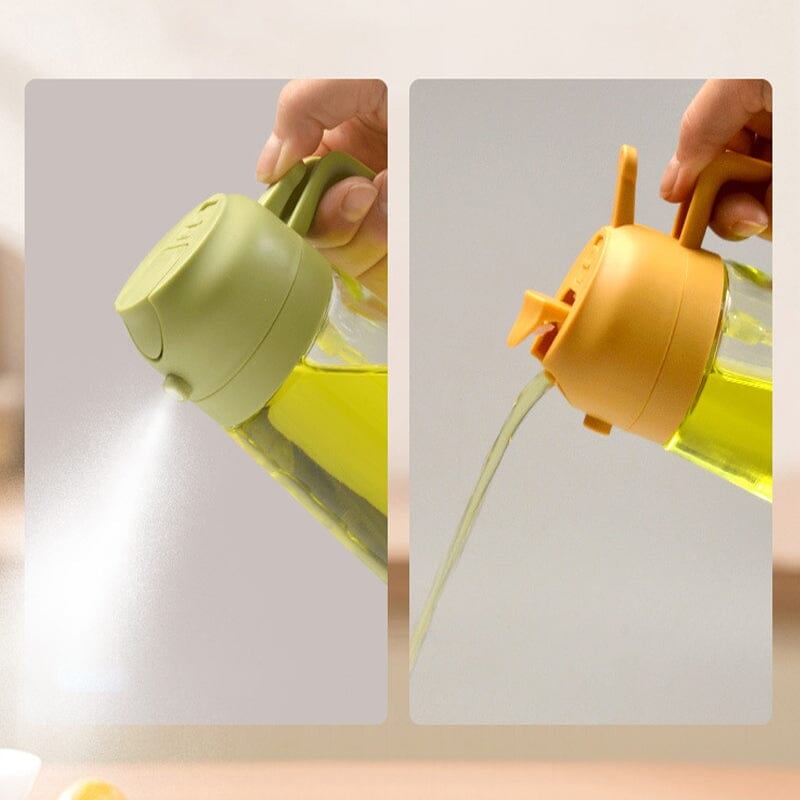 Glevato | 2-in-1 Glass Oil Sprayer and Dispenser