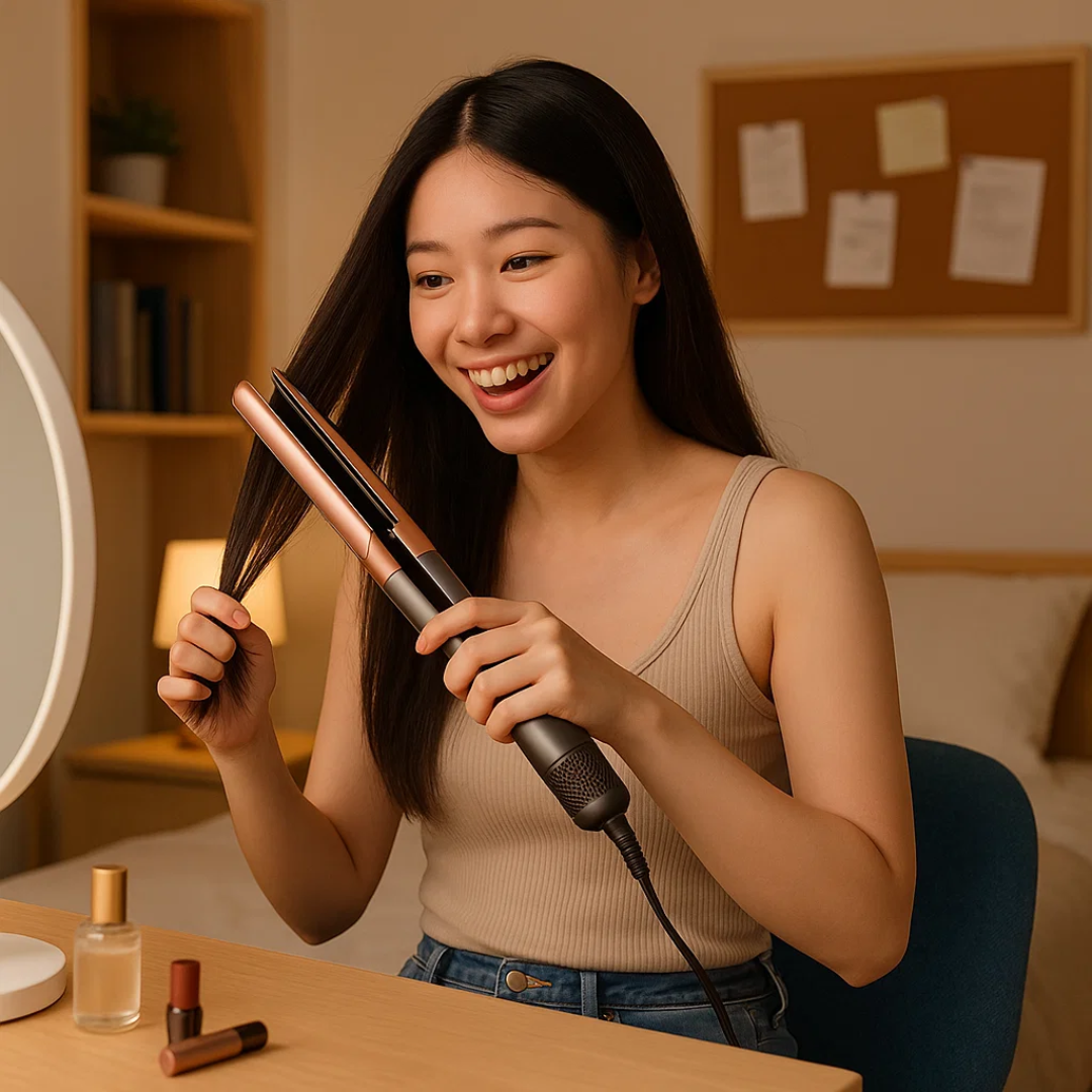 Glevato | 2-in-1 Hair Dryer & Straightener for Effortless Styling