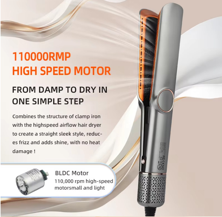 Glevato | 2-in-1 Hair Dryer & Straightener for Effortless Styling