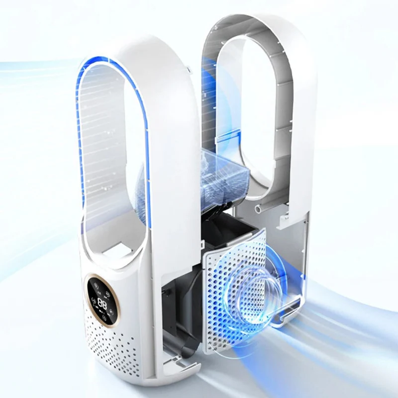 Glevato | 2025 Blade-Free Silent Portable Air Conditioner for Home and Office