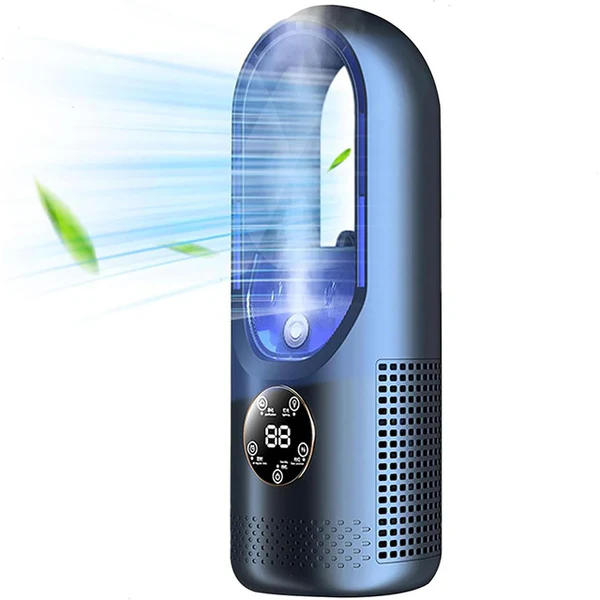 Glevato | 2025 Blade-Free Silent Portable Air Conditioner for Home and Office