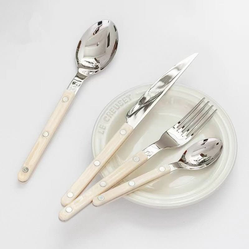 Glevato | 24-piece stainless steel cutlery set with engraving