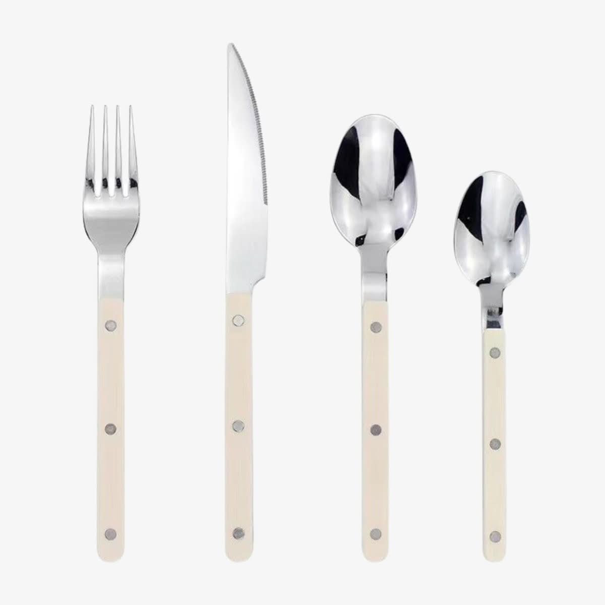 Glevato | 24-piece stainless steel cutlery set with engraving