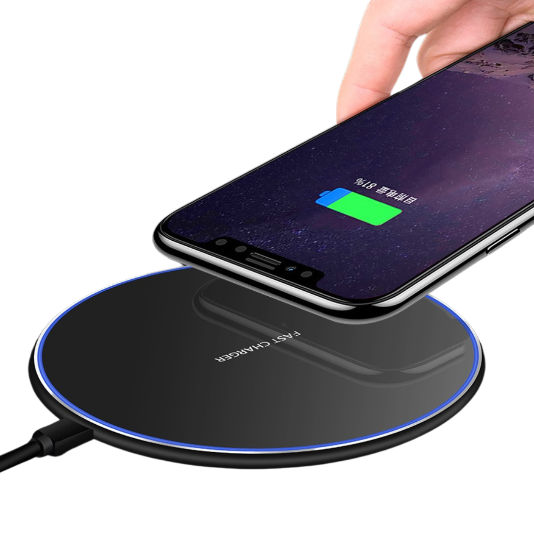 Glevato | 30W Fast Wireless Charging Pad | Premium USB C Charging Cable MagSafe Charger for Apple iPhone, Samsung & Android - Fast Wireless Charging Pad