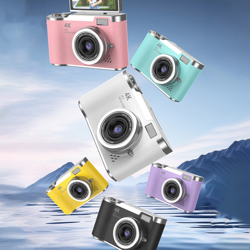 Glevato | 4K HD Flip Screen Digital Camera