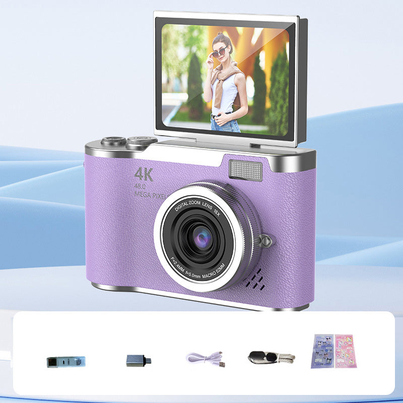 Glevato | 4K HD Flip Screen Digital Camera