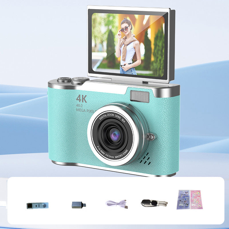 Glevato | 4K HD Flip Screen Digital Camera