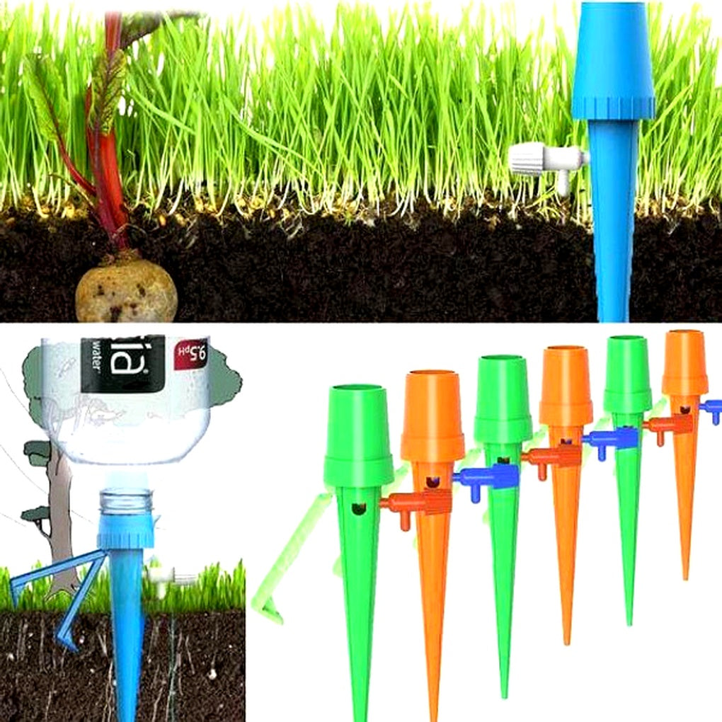 Glevato | Adjustable Plant Watering Spikes for Garden & Home Use