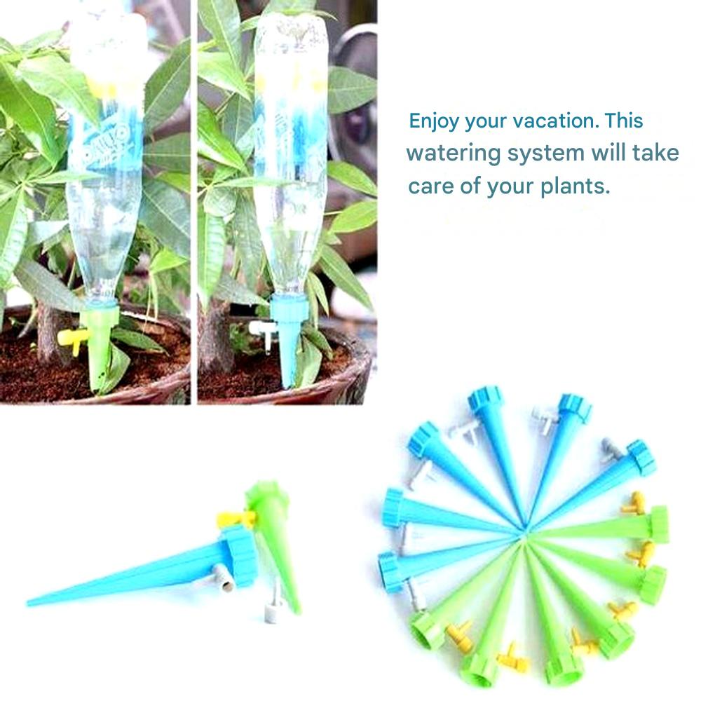 Glevato | Adjustable Plant Watering Spikes for Garden & Home Use
