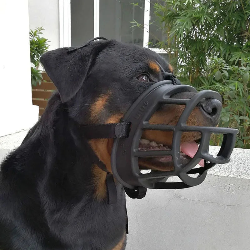 Glevato | Adjustable Silicone Dog Muzzle | Anti-Bite, Training & Barking Control