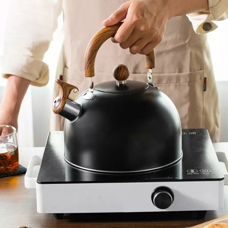 Glevato | Adjustable Stainless Steel Kettle | With Whistle | 2.5L/3L