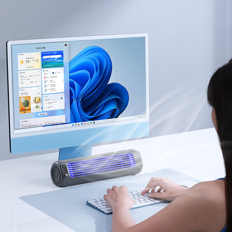 Glevato | AirWave – Portable Rechargeable Air Conditioner with 12-Hour Battery Life