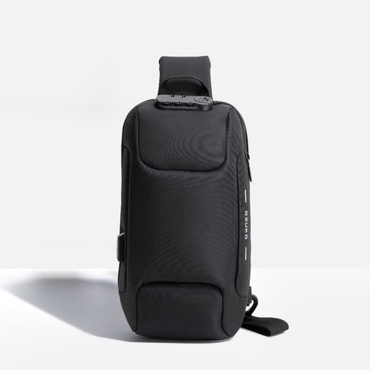 Glevato | Anti-Theft Charging Sling Bag with Lock