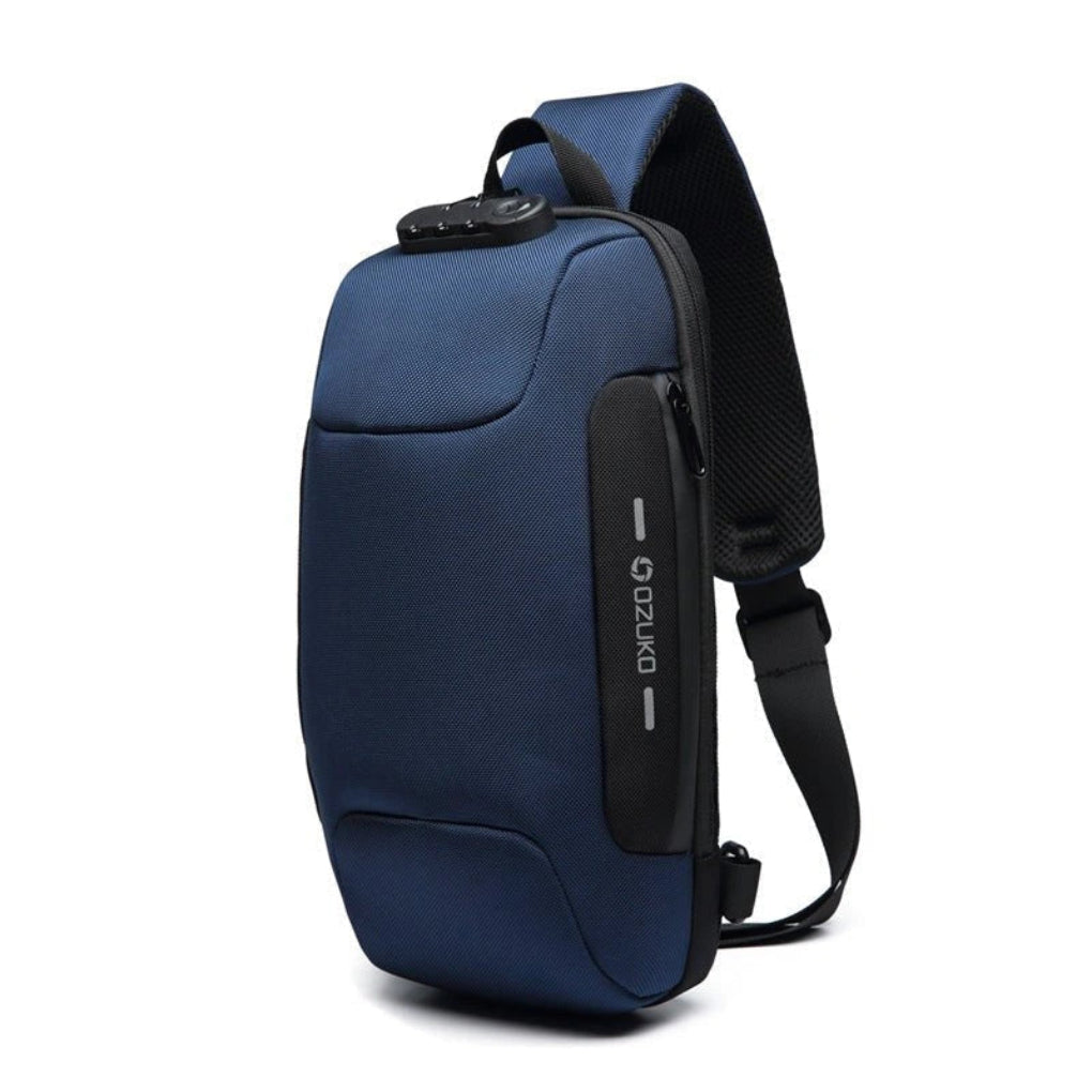 Glevato | Anti-Theft Charging Sling Bag with Lock