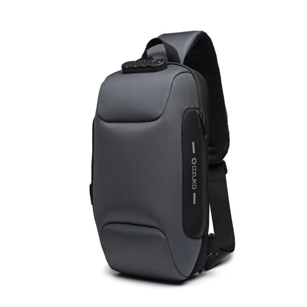 Glevato | Anti-Theft Charging Sling Bag with Lock