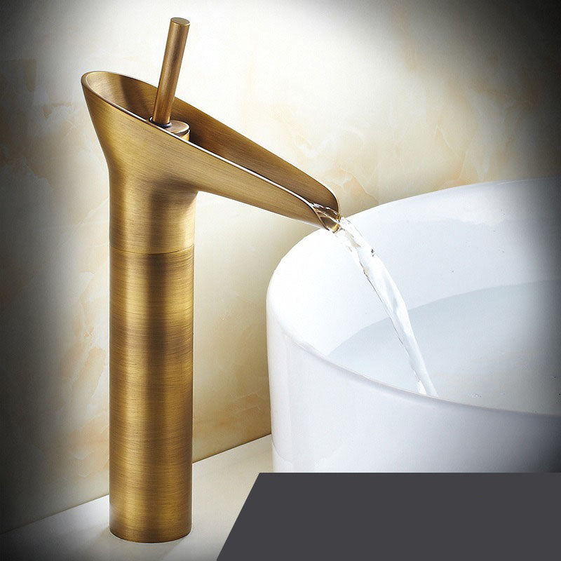 Glevato | Antique Waterfall Bathroom Faucet