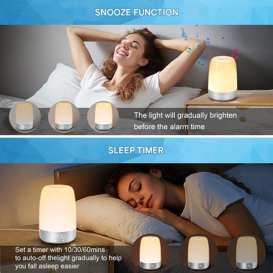 Glevato | Aurora Wake-Up Light with Natural Sounds