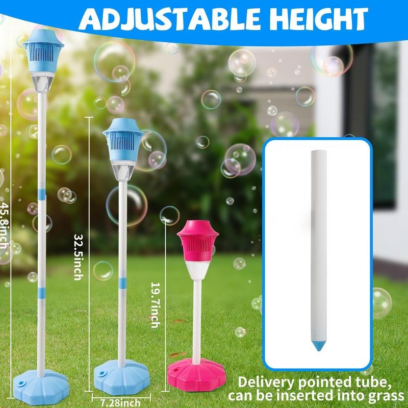 Glevato | Automatic Bubble Maker for Kids | BubbleFun Magical Bubble Play | 20,000+ Bubbles/Min | Adjustable Height | Portable