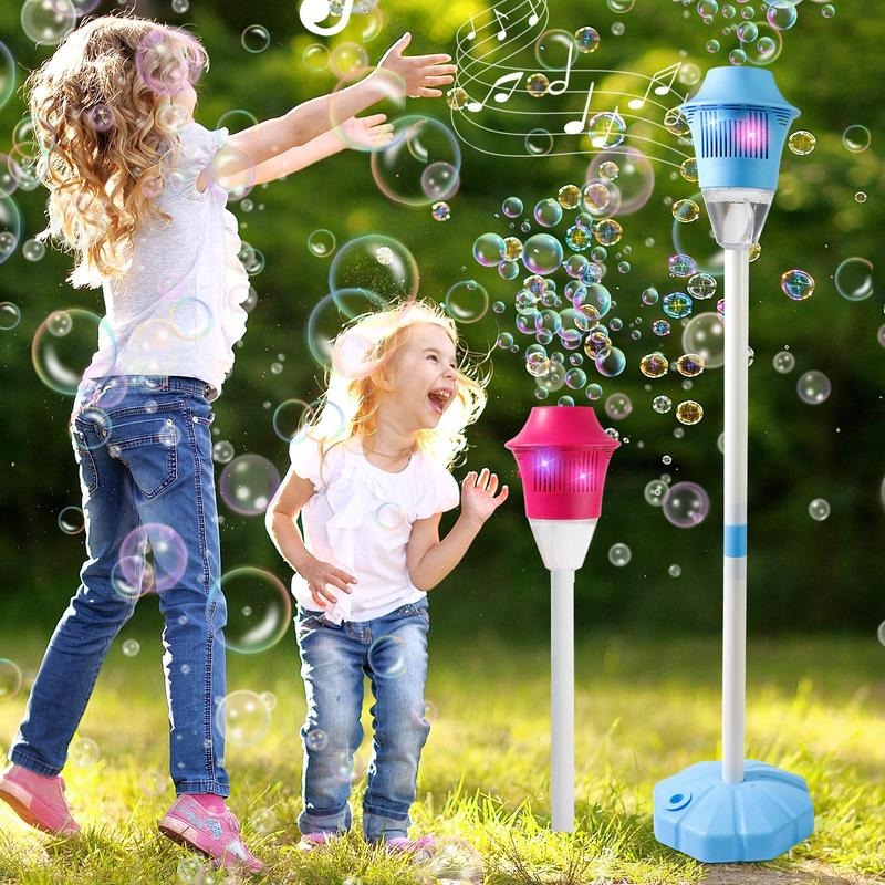 Glevato | Automatic Bubble Maker for Kids | BubbleFun Magical Bubble Play | 20,000+ Bubbles/Min | Adjustable Height | Portable