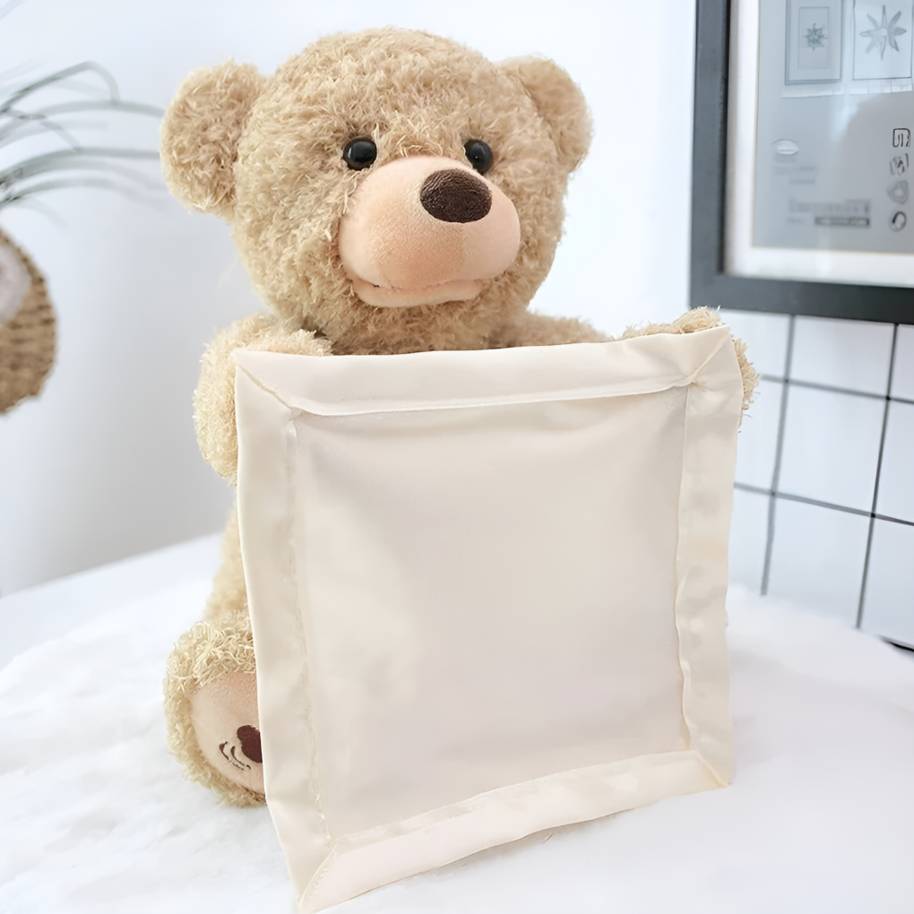 Glevato | Baby Teddy Bear Peek-A-Boo Plush Toy