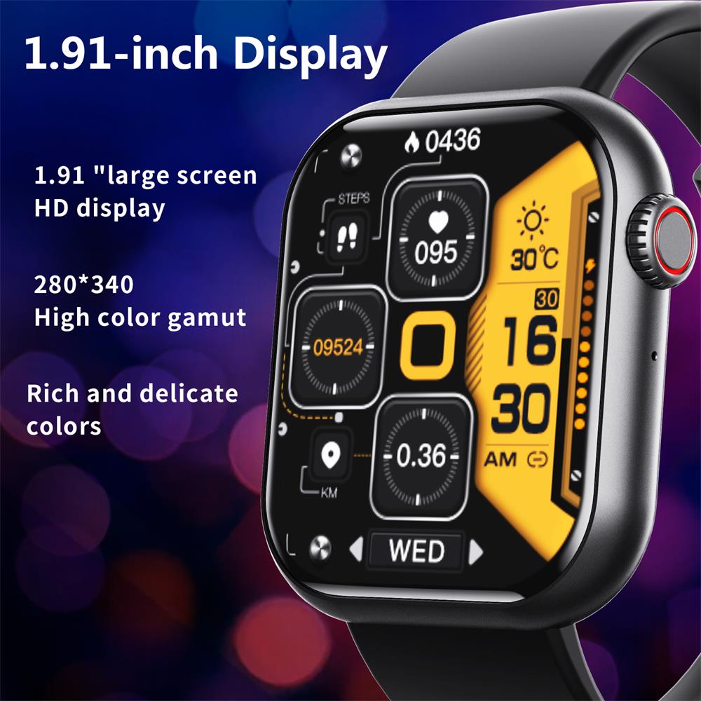 Glevato | Blood Glucose Blood Pressure Blood Oxygen Sleep Monitor Waterproof Smartwatch