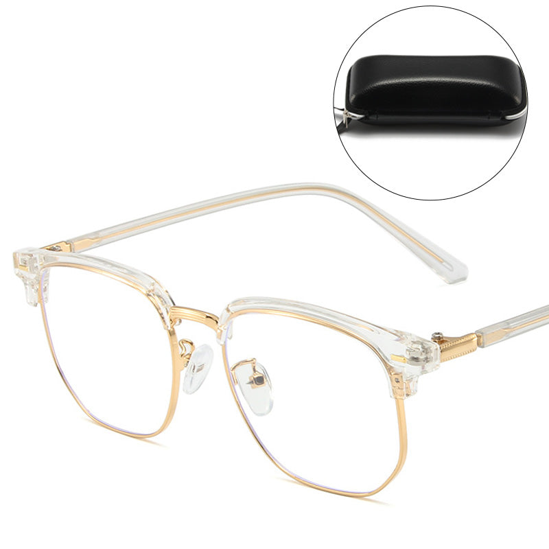 Glevato | Blue Light Blocking Half-Rim Glasses