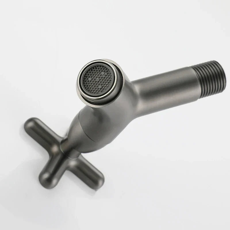Glevato | BrassFlow – Wall-Mounted Cold Water Tap in Solid Brass