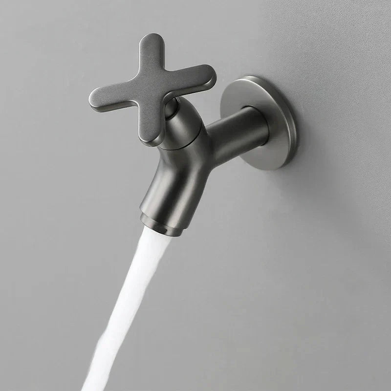 Glevato | BrassFlow – Wall-Mounted Cold Water Tap in Solid Brass