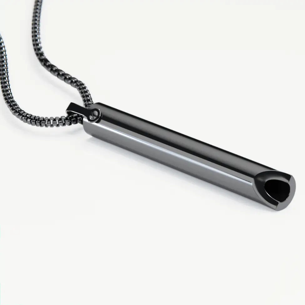 Glevato | Breathing Chain Made of Stainless Steel – For Quitting Smoking & Stress Relief