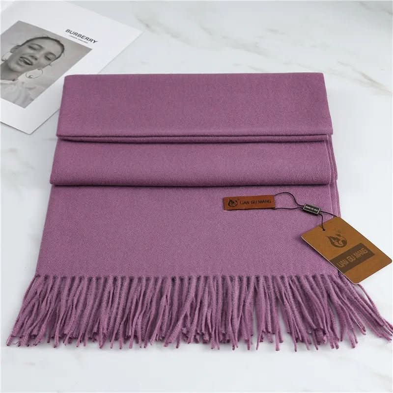 Glevato | Cashmere Scarf with Tassels for Warmth and Elegance