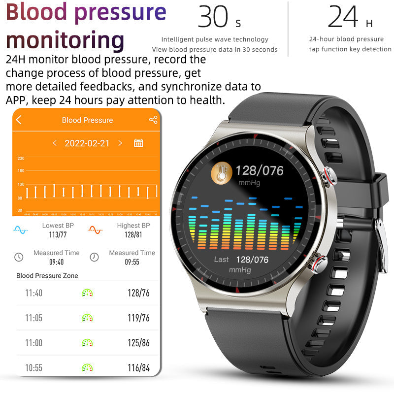 Glevato | CFDA EKG Blood Oxygen Heart Rate Health Monitoring Smart Watch