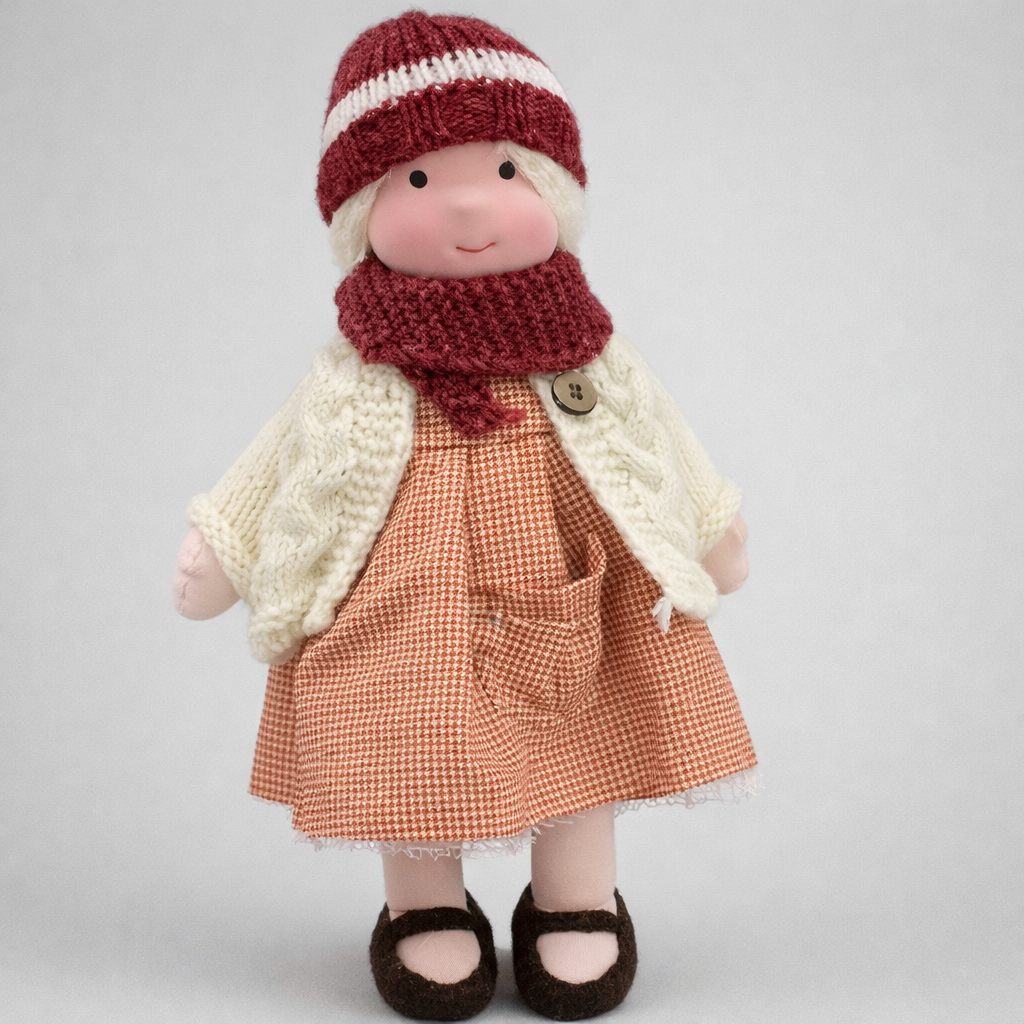 Glevato | Children's Waldorf Cloth Doll with Simple Face