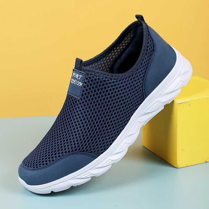 Glevato | Comfortable Slip-On Sneakers with Mesh Upper