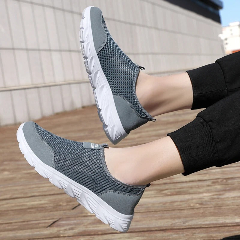 Glevato | Comfortable Slip-On Sneakers with Mesh Upper