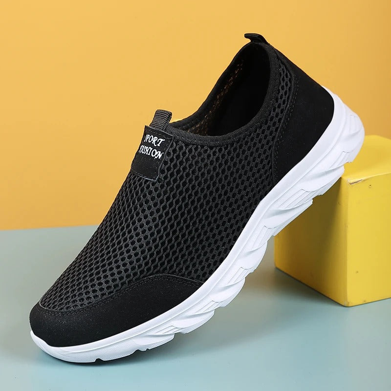 Glevato | Comfortable Slip-On Sneakers with Mesh Upper
