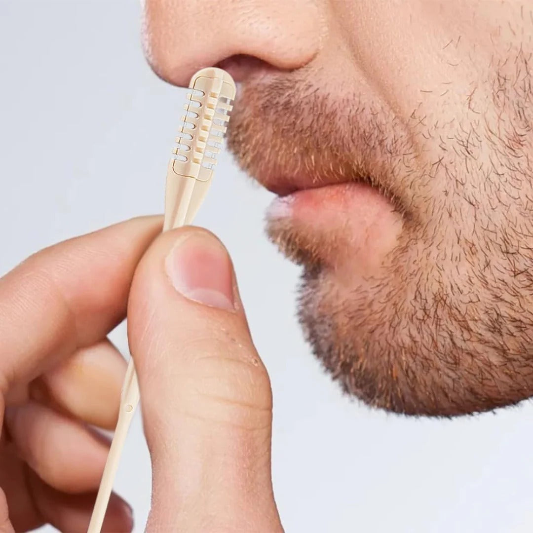 Glevato | Compact Nose Hair Trimmer with 360° Rotating Head – Precise Grooming for Men and Women