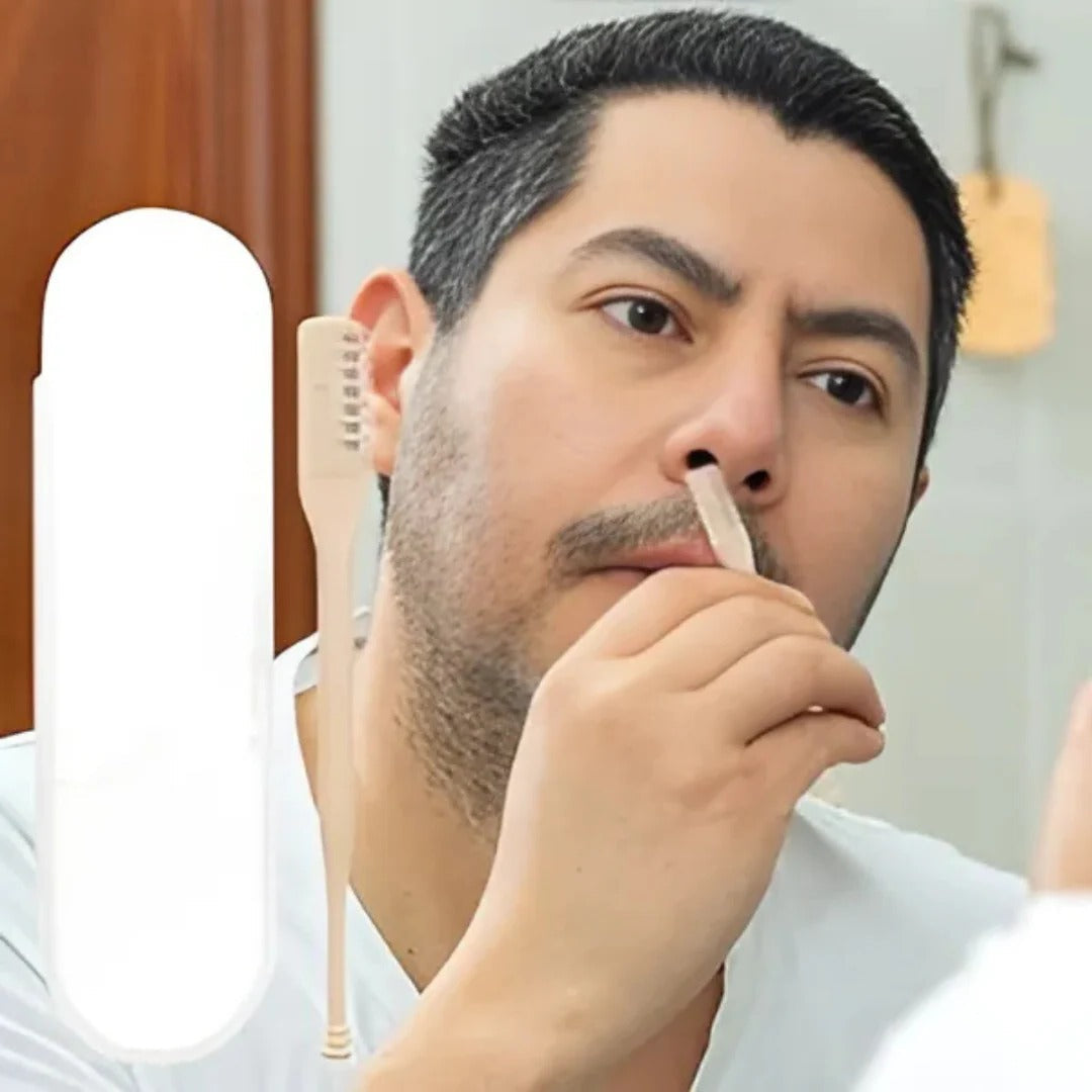 Glevato | Compact Nose Hair Trimmer with 360° Rotating Head – Precise Grooming for Men and Women