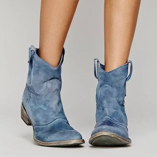 Glevato | Cowboy Ankle Boot in Vintage Style