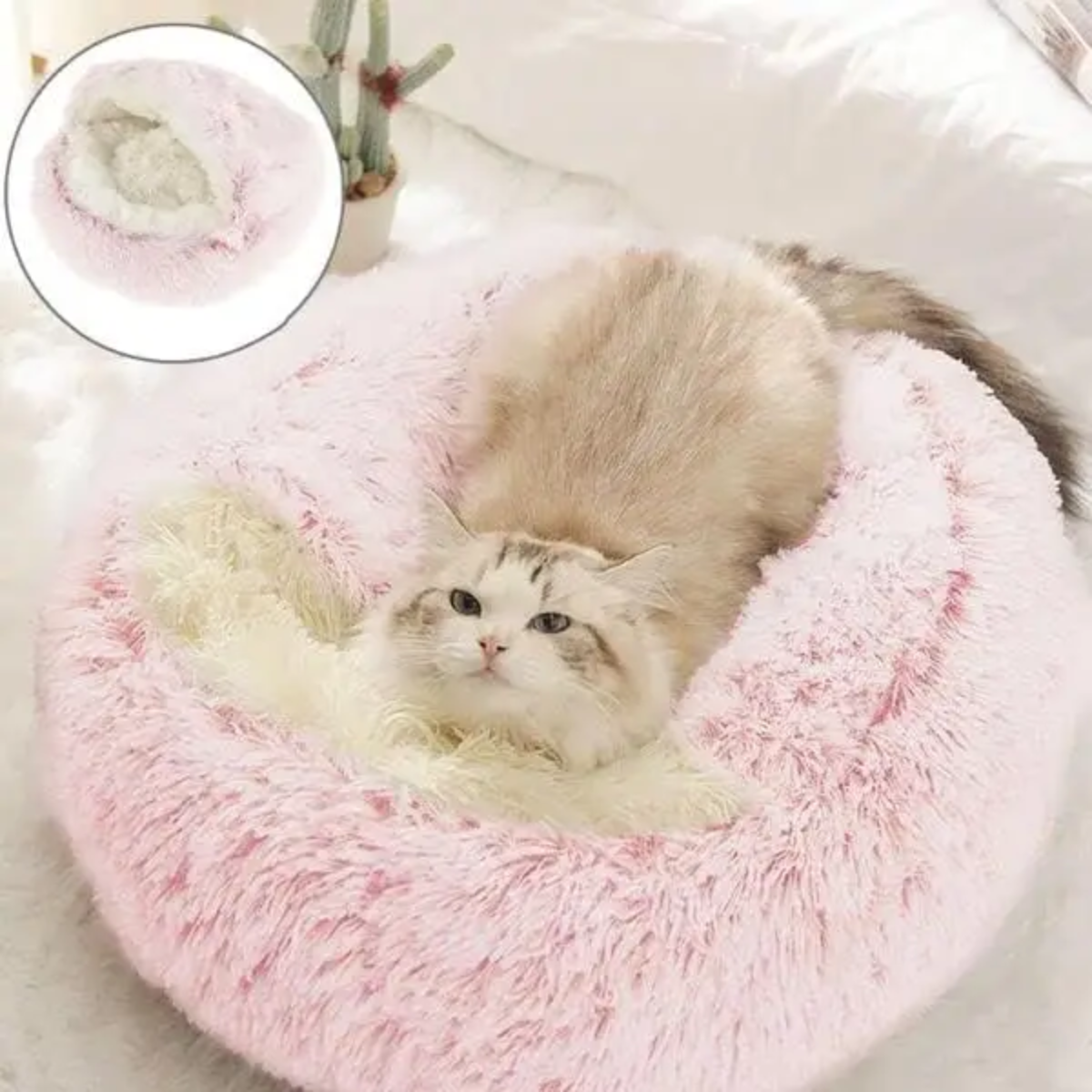 Glevato | Cozy Cave Pet Bed | Calming & Comfortable Dog Bed for Deep Relaxation