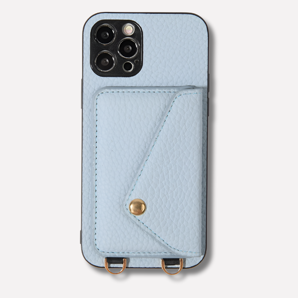 Glevato | Crossbody Phone Case with Card Holder & Lanyard