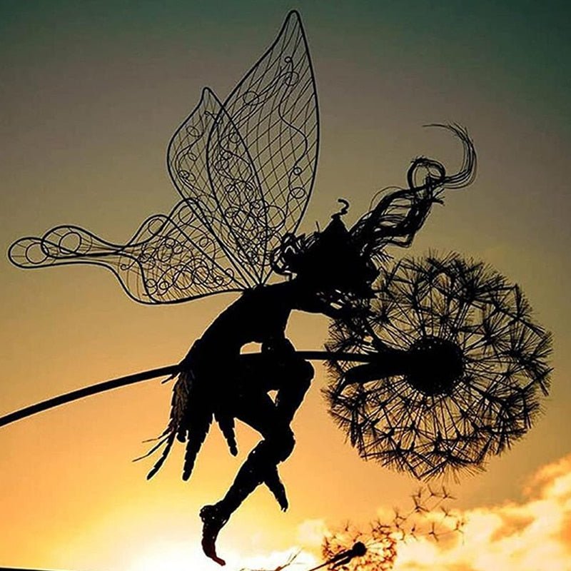 Glevato | Dancing Fairy Statue Steel - FairyDancer™
