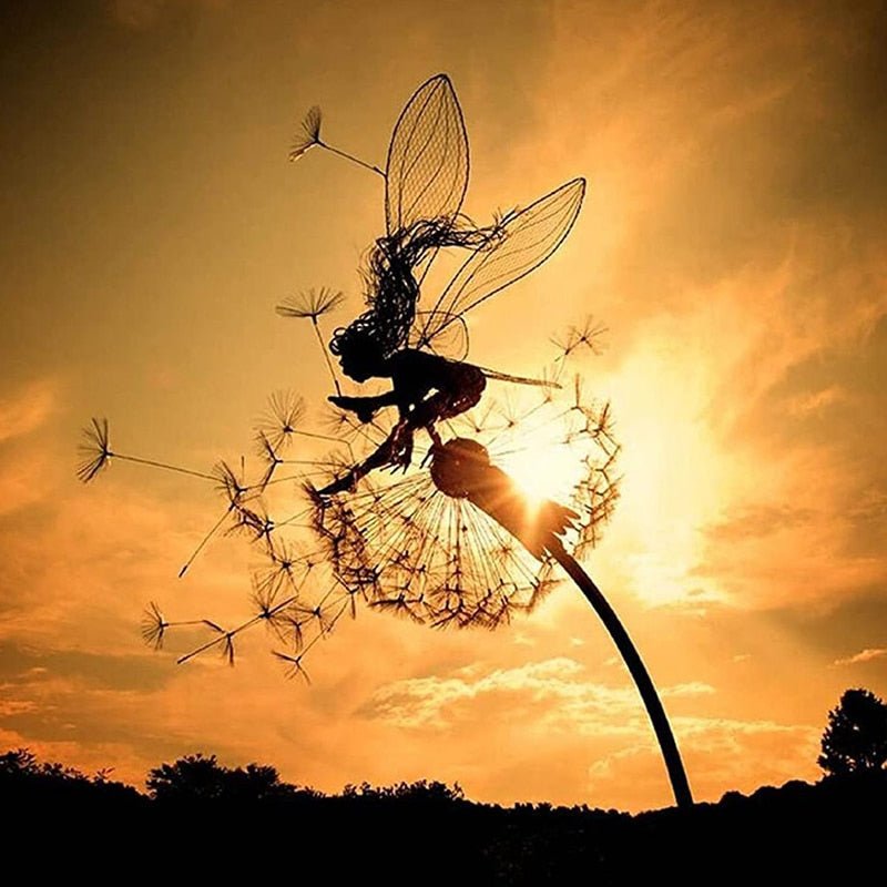 Glevato | Dancing Fairy Statue Steel - FairyDancer™