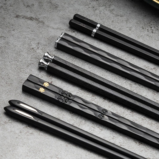 Glevato | DineLux – Luxurious Chopstick Set with Refined Designs (5 Pairs)