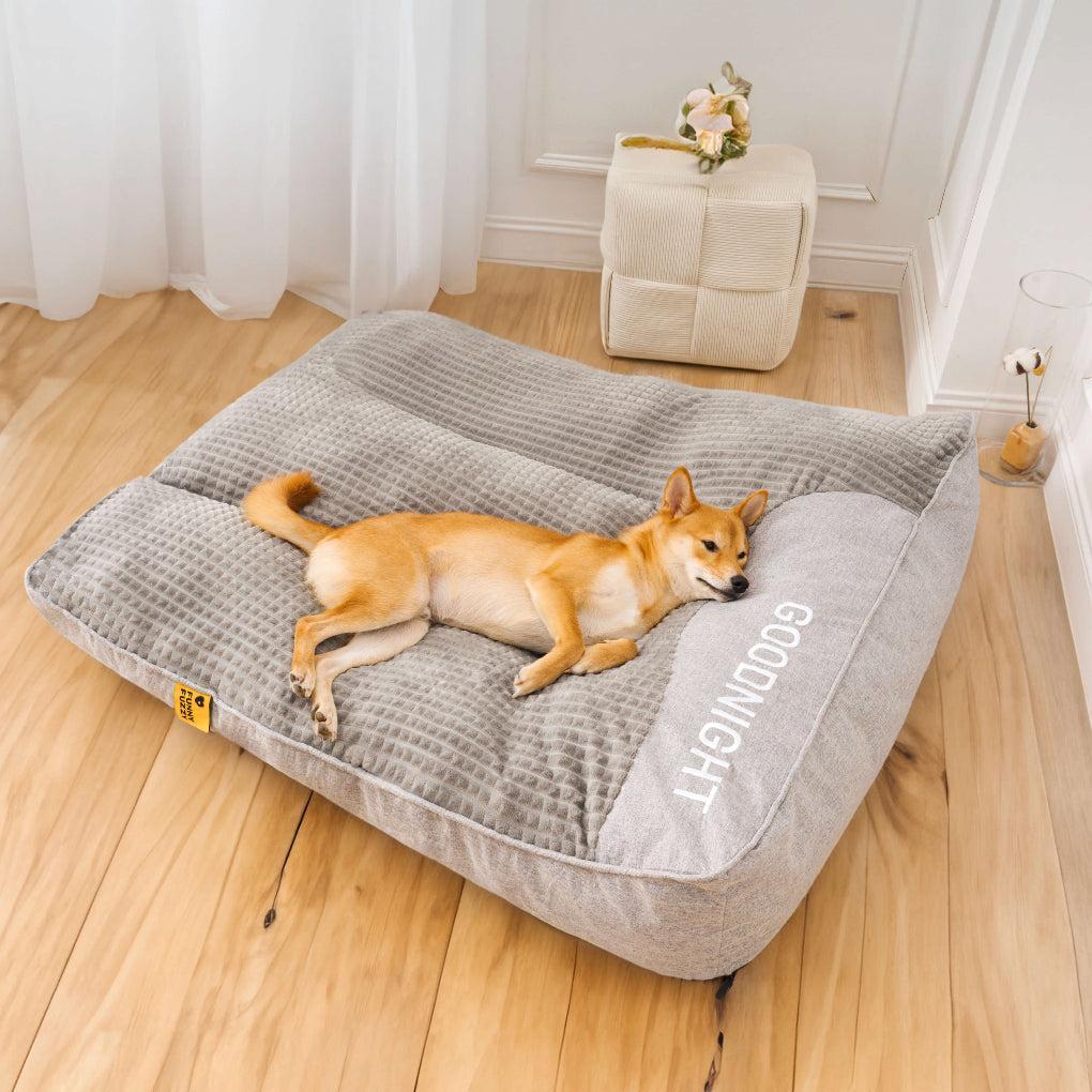 Glevato | Dog Bed Thick Orthopedic Cushion with Spine Support
