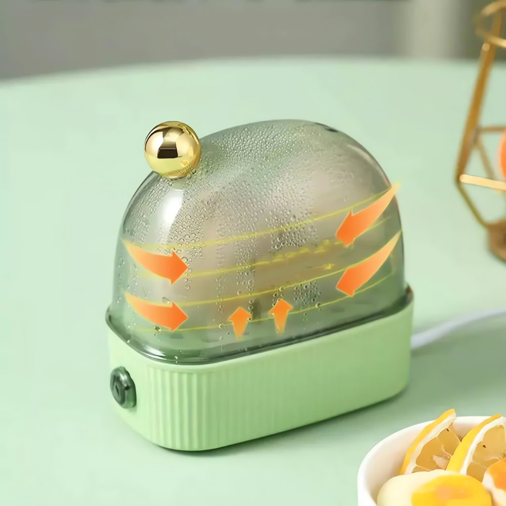 Glevato | Electric Egg Cooker Steamer Pod Vintage Style
