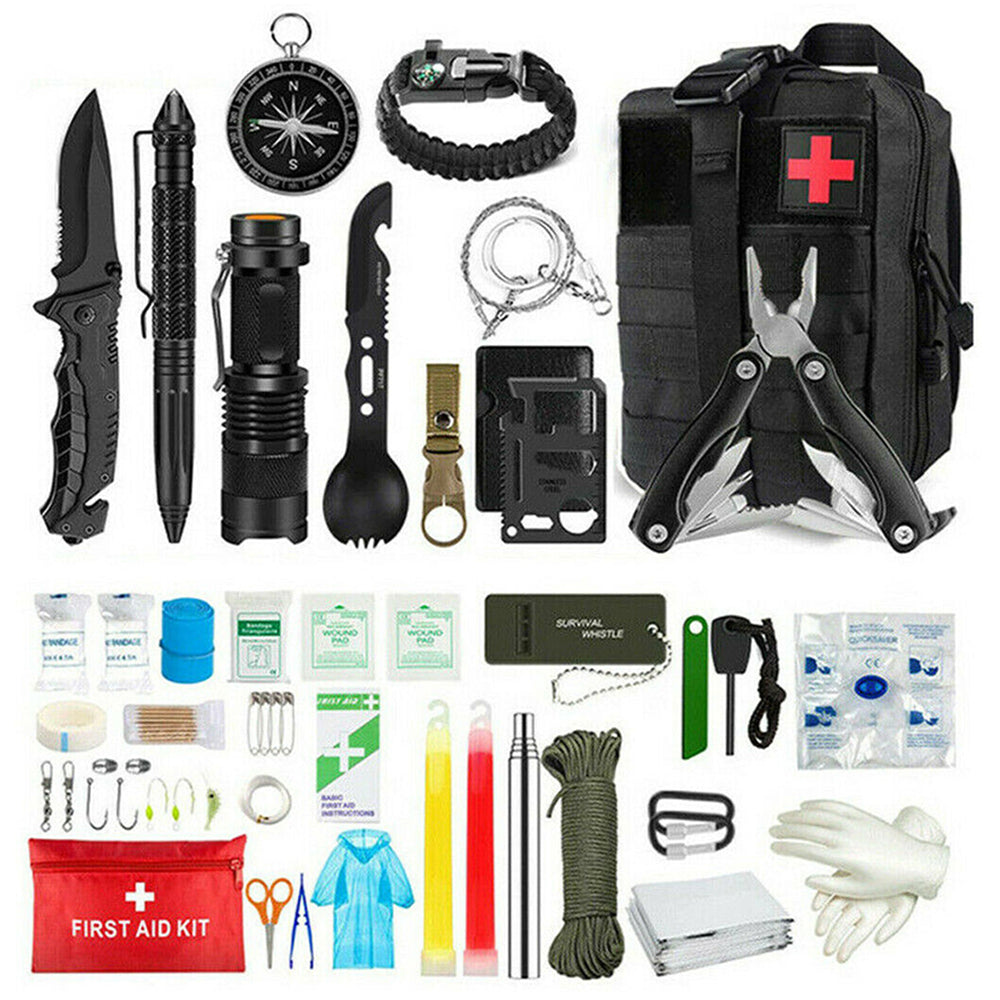 Glevato | Emergency Survival Kit Equipment | Hiking, Camping, SOS Tools