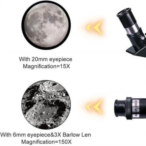 Glevato | Explore the Stars with Ease - Professional Telescope with Tripod & 150x Zoom for Moon Observation