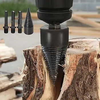 Glevato | Firewood Drill Bit Set – Split wood easily with the cordless drill